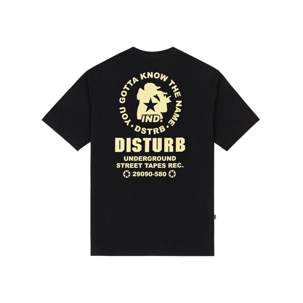 CAMISETA STREET TAPES DISTURB PRETO