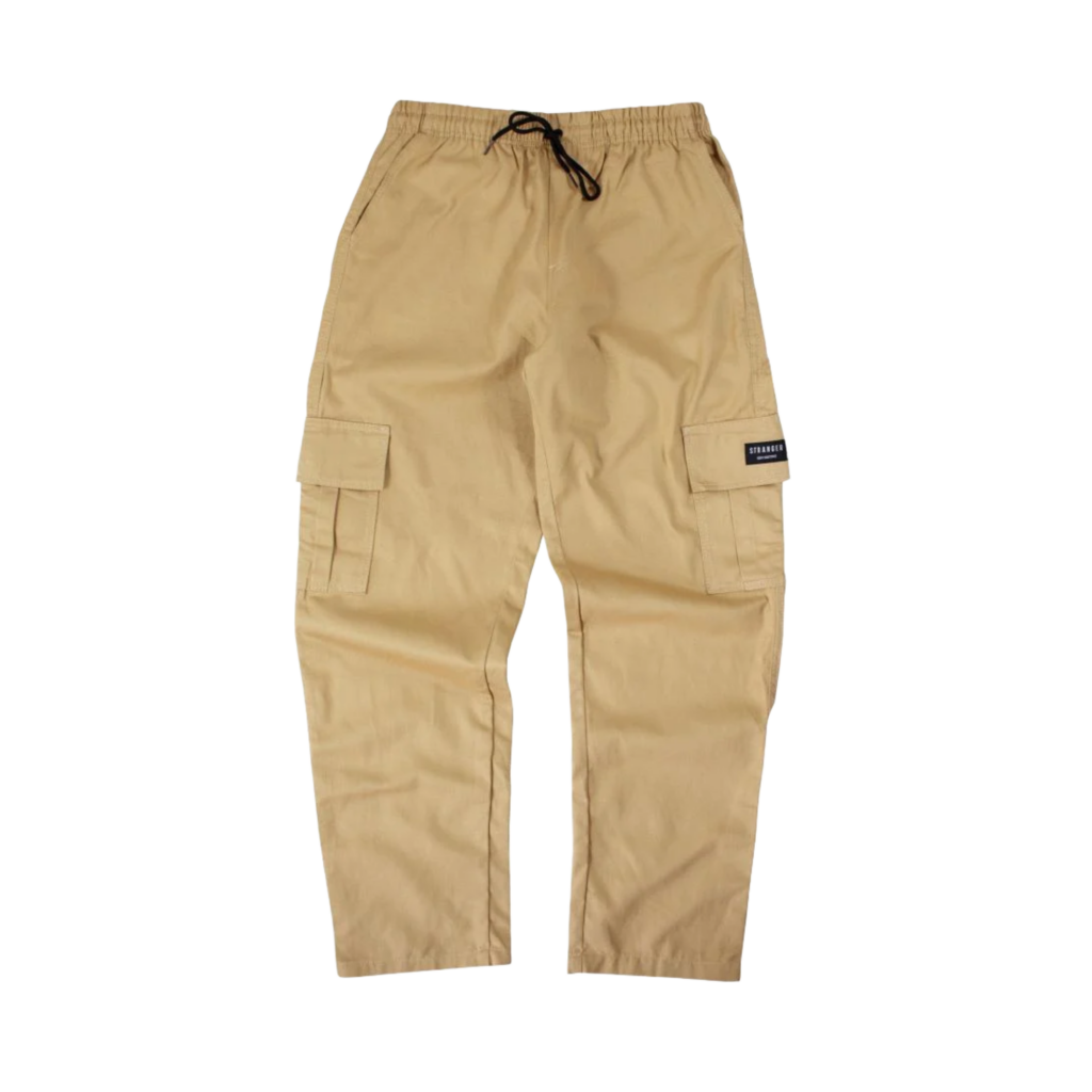 CALÇA CARGO RETA STRANGER BEGE