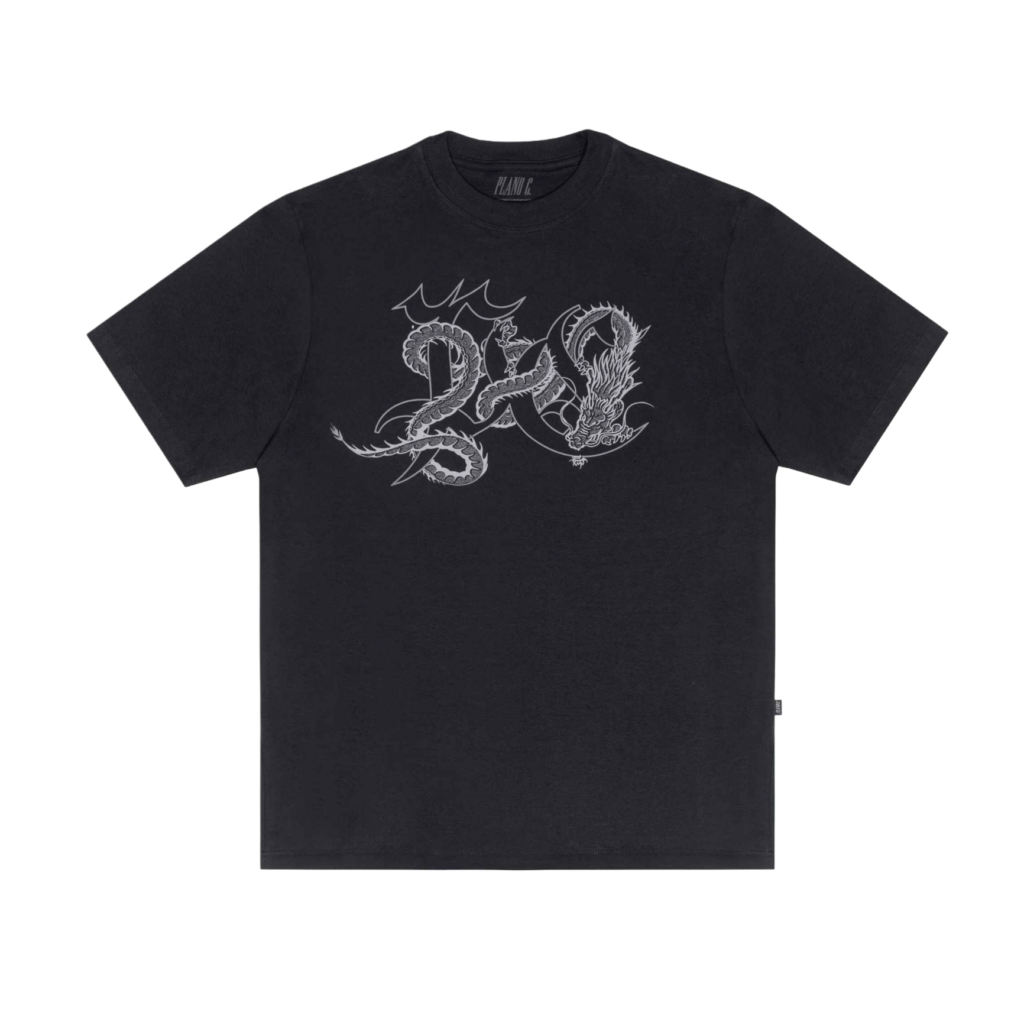 CAMISETA PLANO C DRAGON PRETO