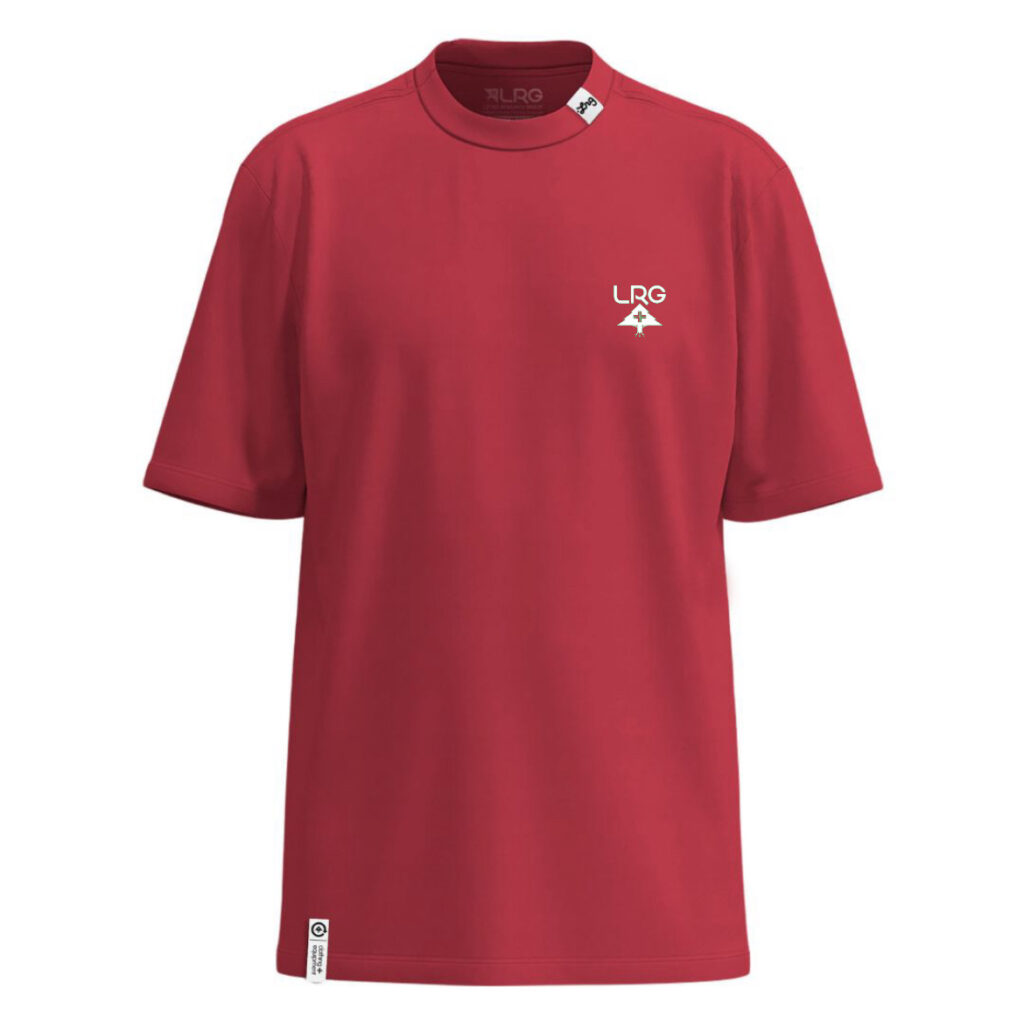 CAMISETA LRG LOGO PLUS VERMELHO