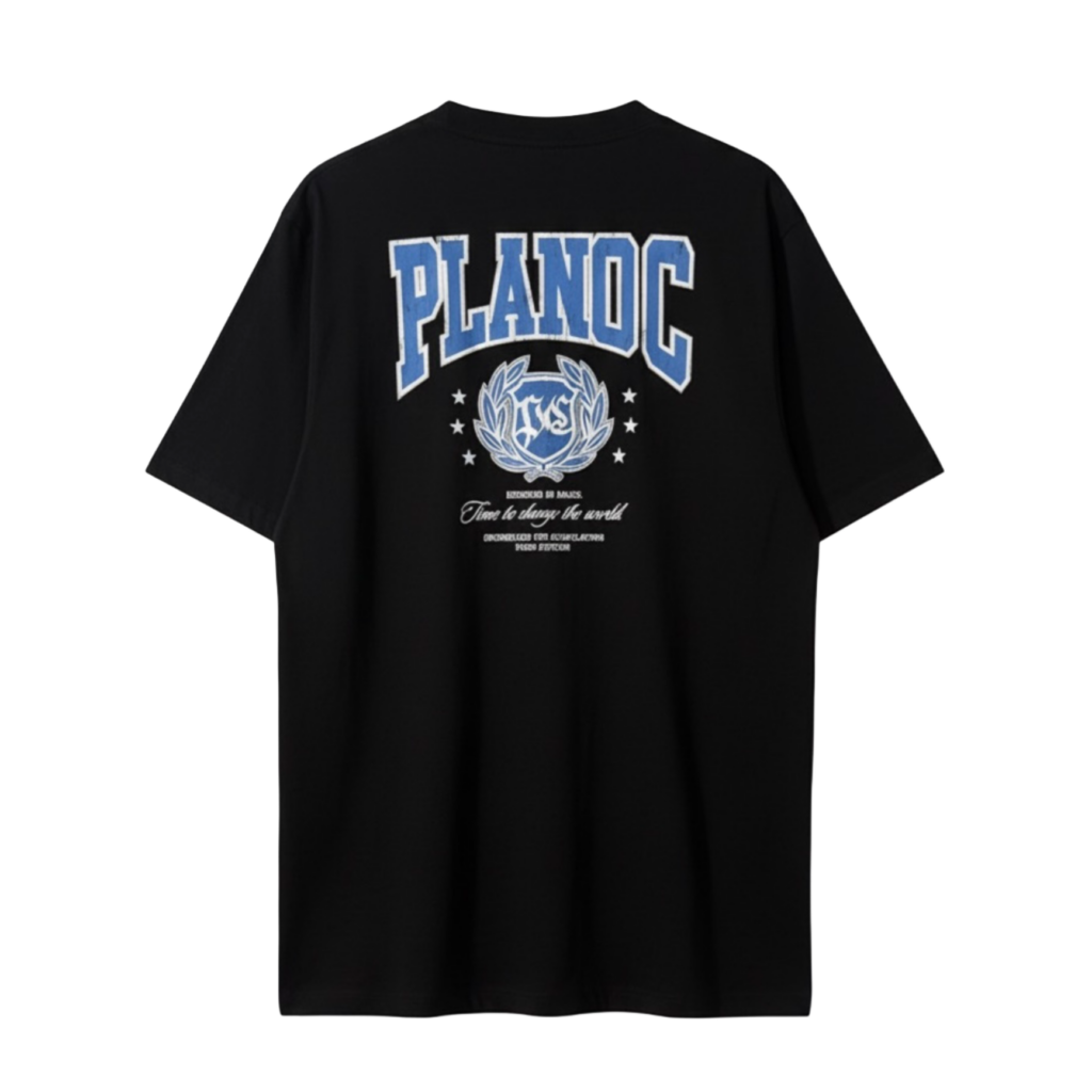 CAMISETA PLANO C VINTAGE PRETO