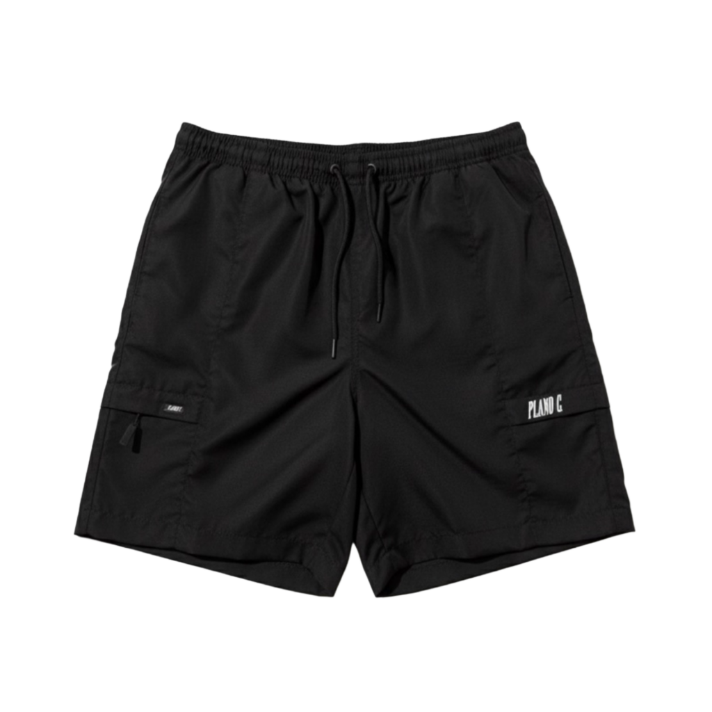 SHORT CARGO LOGO PLANO C PRETO