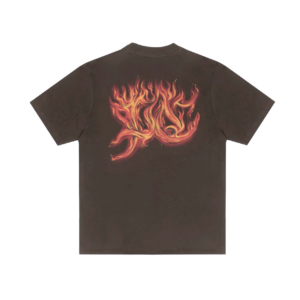 CAMISETA PLANO C FLAMES MARROM