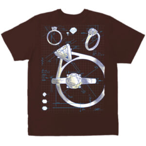 CAMISETA SUBURB RING MARROM