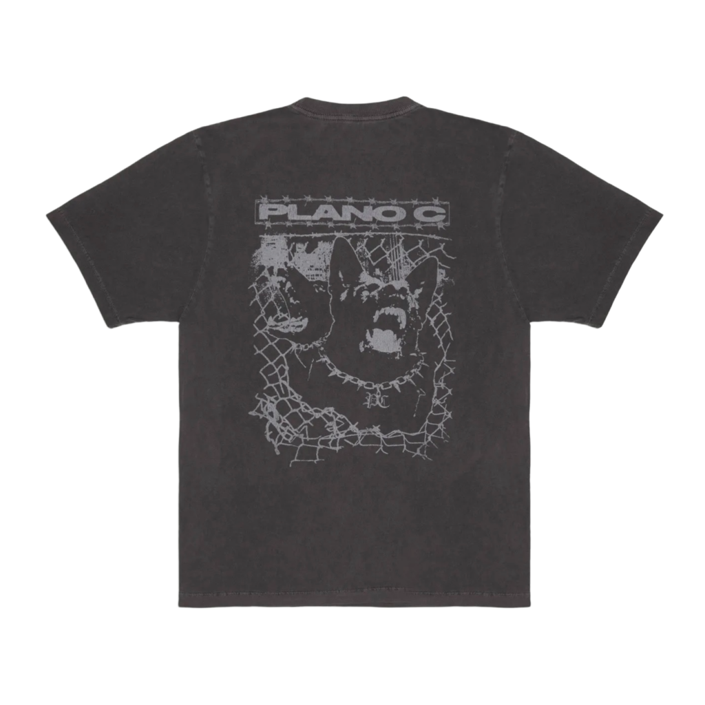 CAMISETA PLANO C FIERCE DOGS ESTONADO GRAFITE