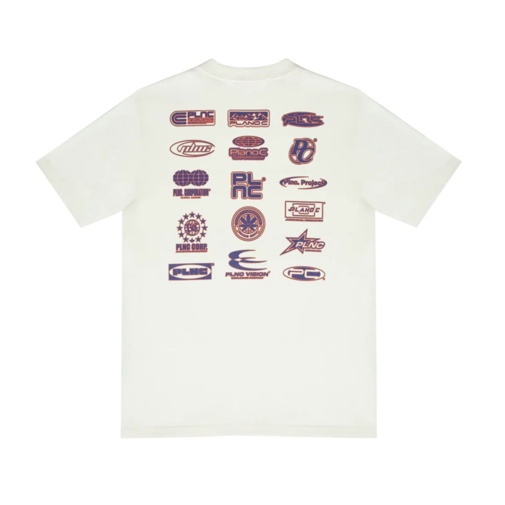 CAMISETA PLANO C LOGOS OFF WHITE
