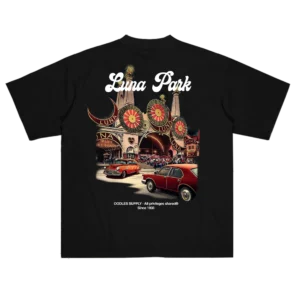 CAMISETA OODLES LUNA PARK PRETO