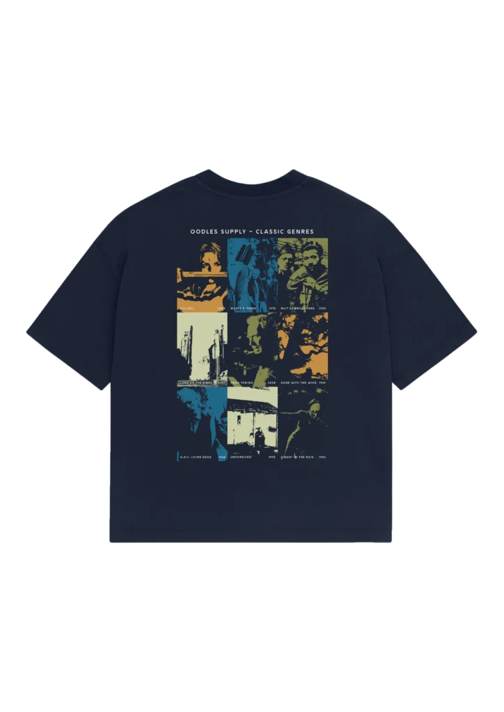 CAMISETA OODLES GENRES MARINHO