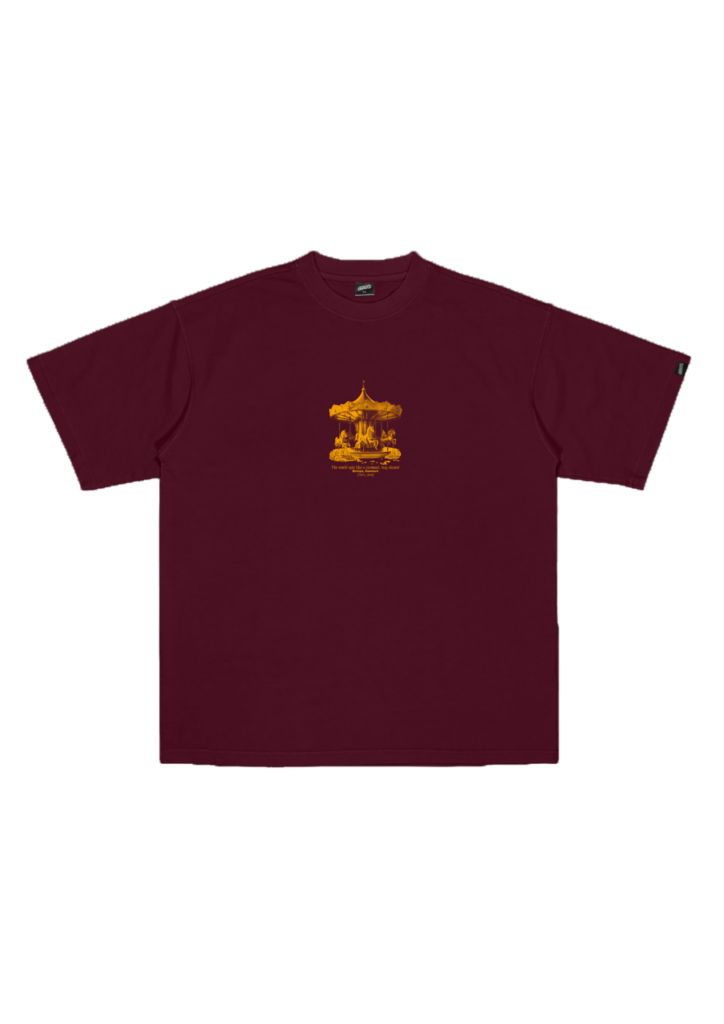 CAMISETA OODLES CARROSSEL VINHO