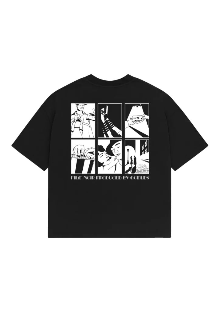 CAMISETA OODLES FILM NOIR PRETO