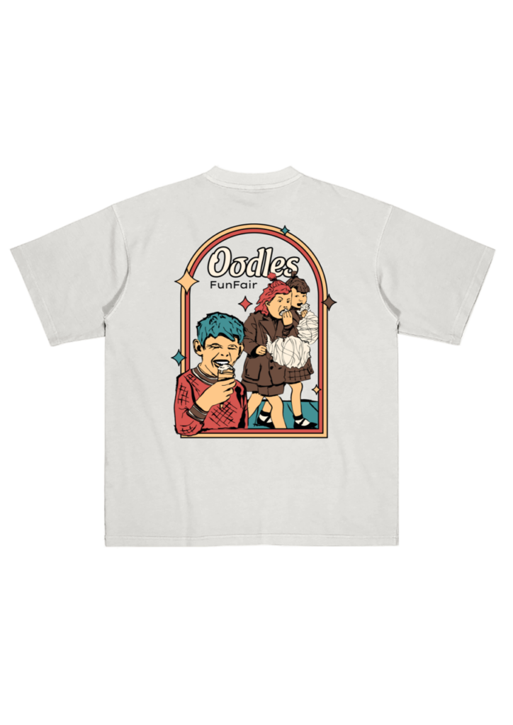 CAMISETA OODLES COTTON CANDY OFF-WHITE