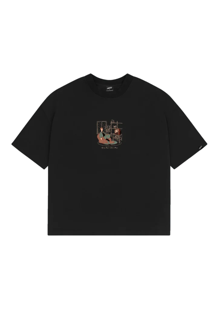 CAMISETA OODLES RAINY DAYS PRETO