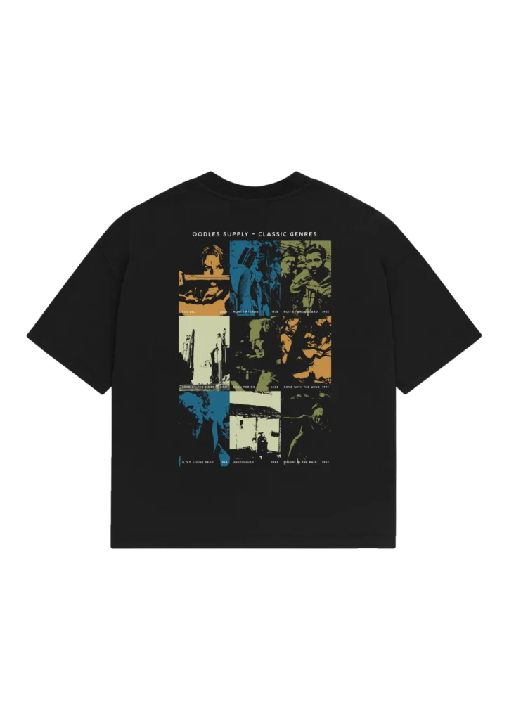 CAMISETA OODLES GENRES PRETO