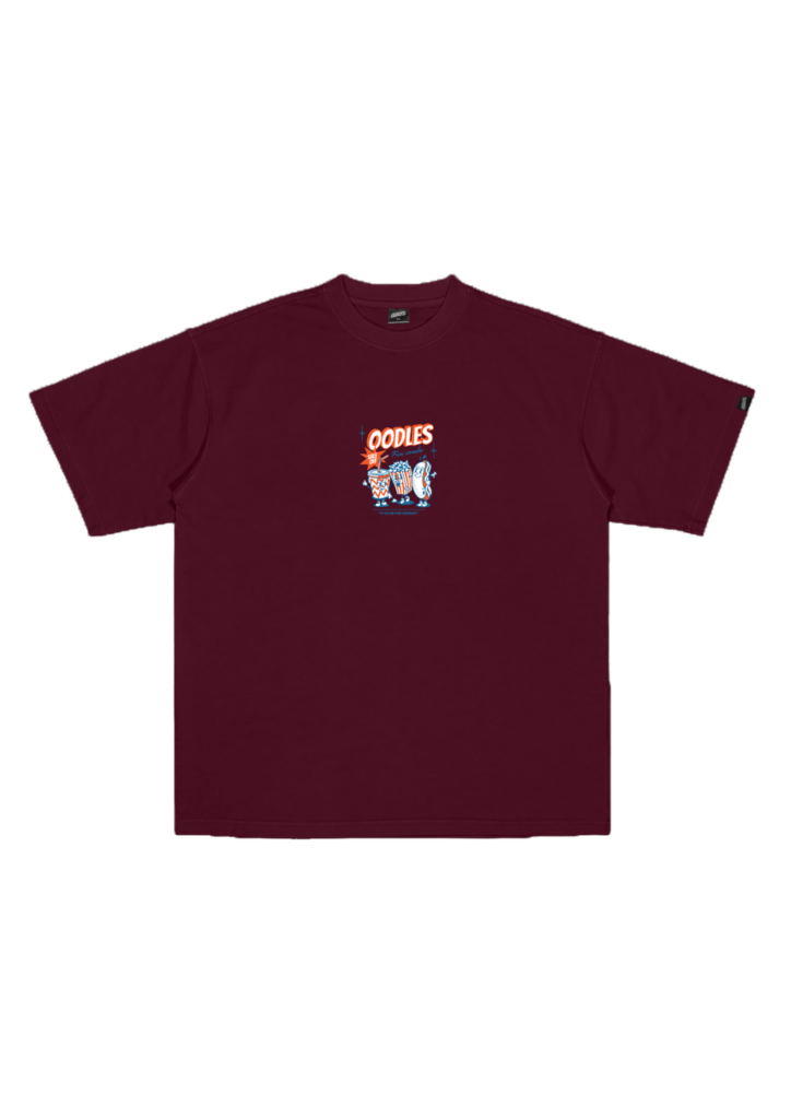 CAMISETA OODLES FUN COMBO VINHO