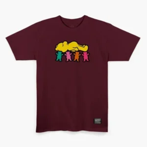 CAMISETA GRIZZLY SLEEP TIME VINHO