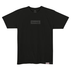 CAMISETA DIAMOND BOX LOGO PRETO
