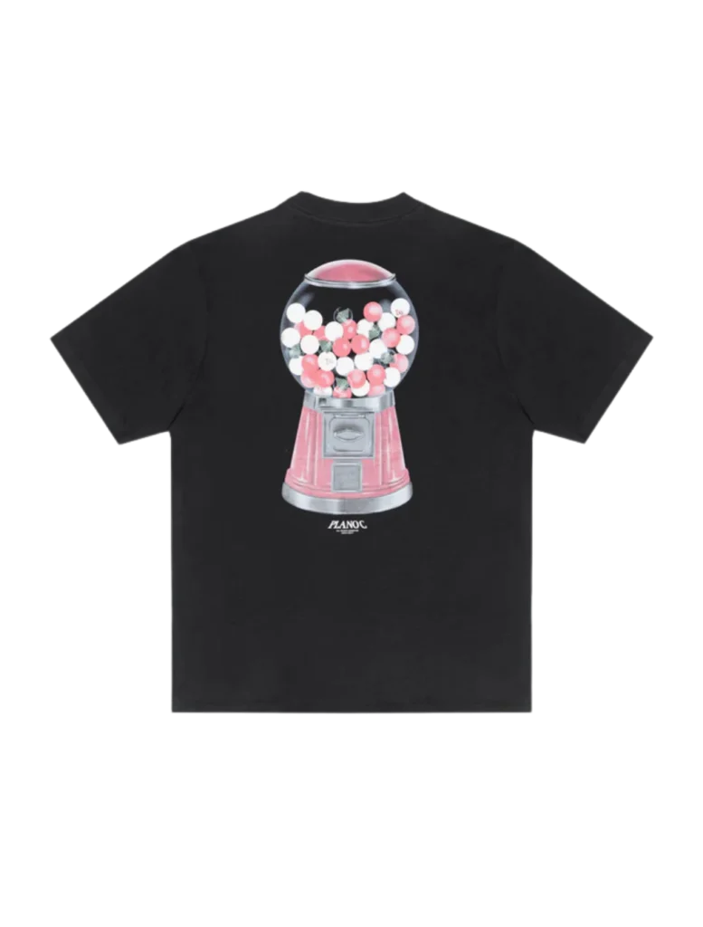 CAMISETA PLANO C VENDING MACHINE PRETO