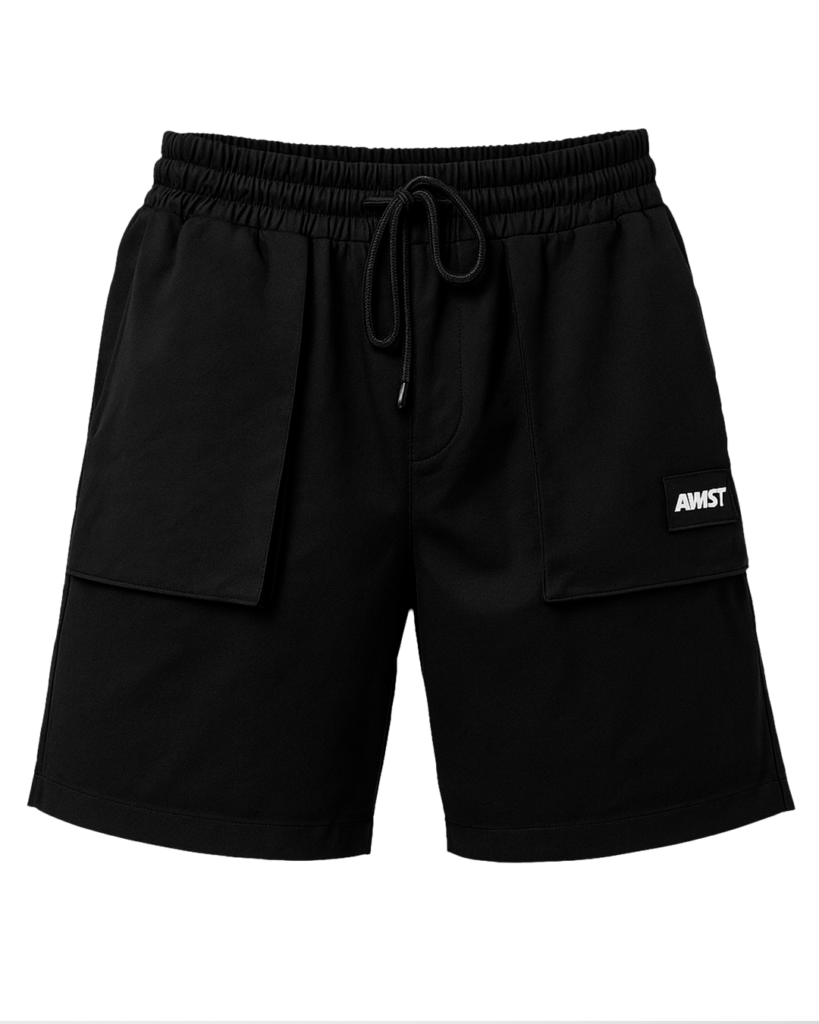 SHORT BOLSO BOX AWST PRETO