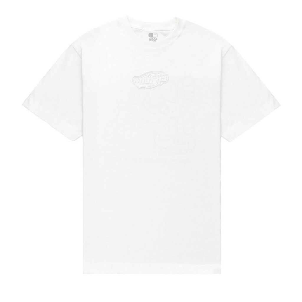 CAMISETA MDOP LOGO RELEVO BRANCO