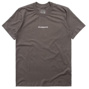 CAMISETA BÁSICA FIRE LOGO MARROM/SHADOW