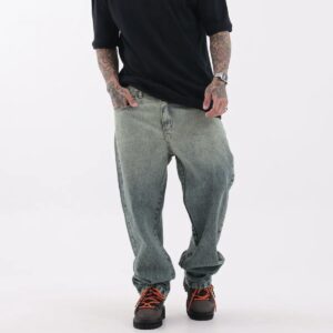 CALÇA BAGGY DENIM JEANS DIRTY