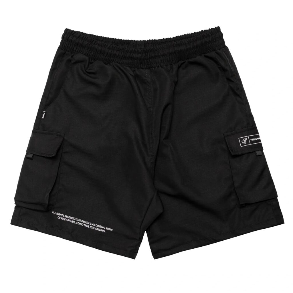 SHORT RIPSTOP FIRE RULES PRETO