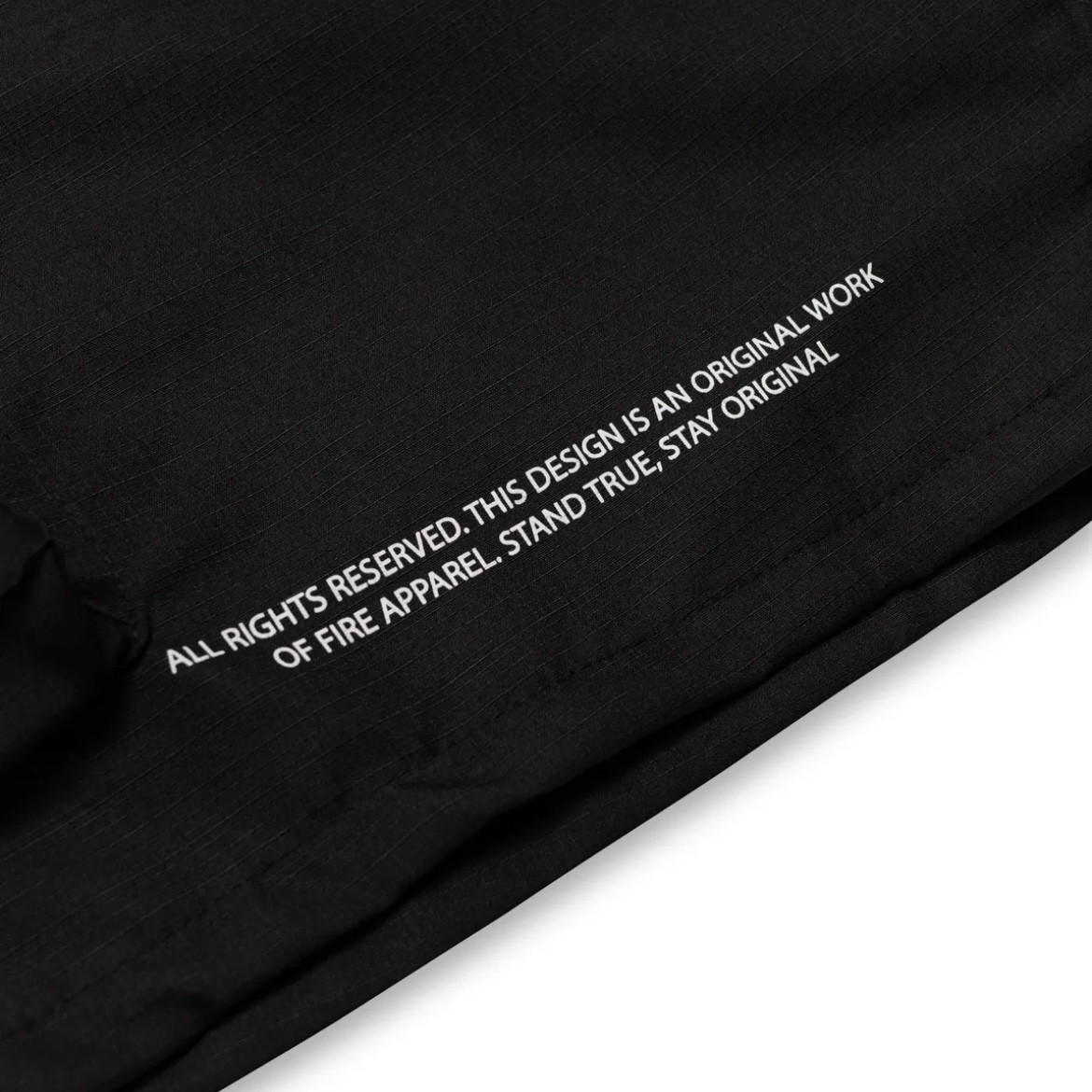 SHORT RIPSTOP FIRE RULES PRETO - Imagem 3