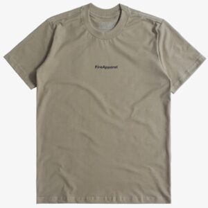 CAMISETA BÁSICA FIRE LOGO BEGE