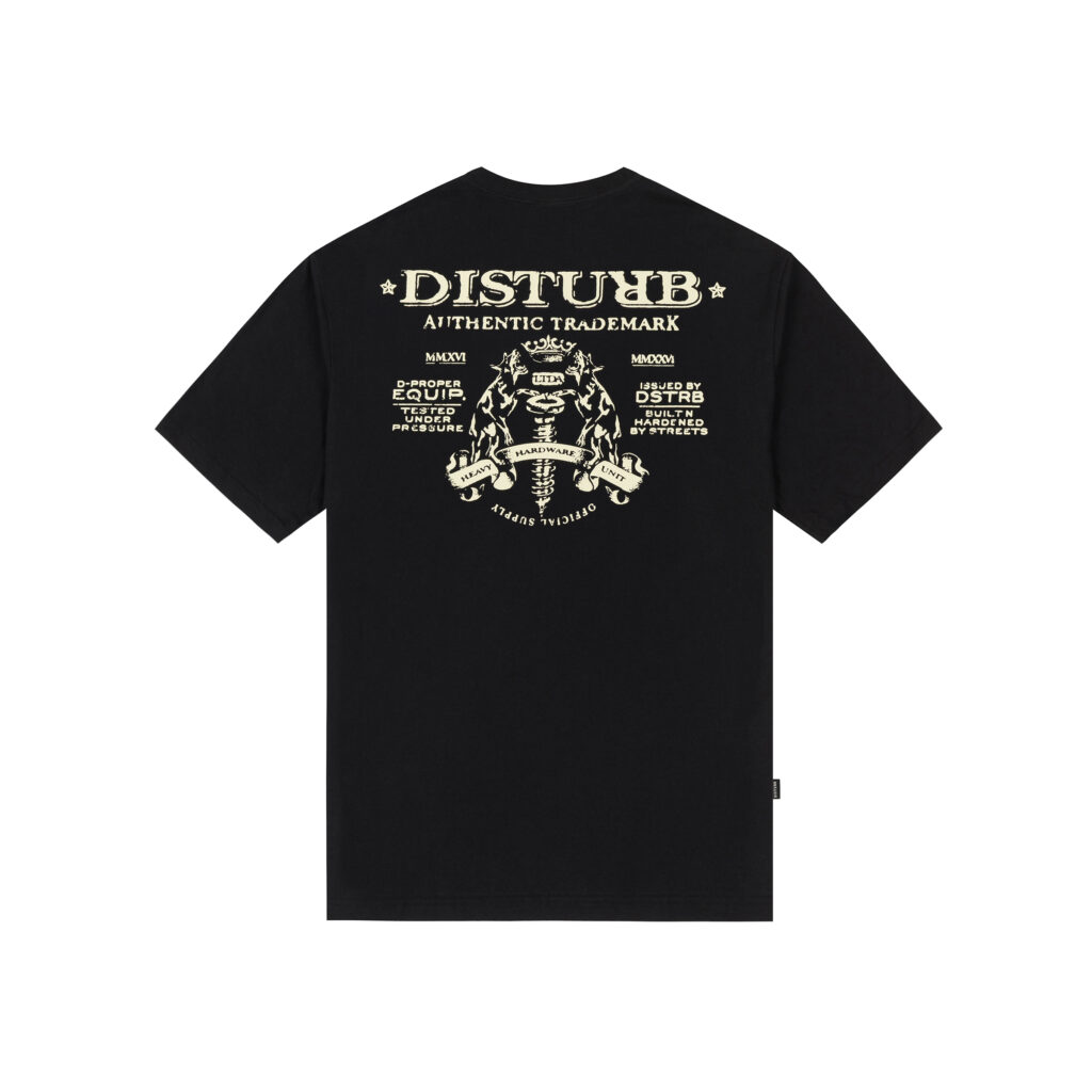 CAMISETA HARDWARE DISTURB PRETO
