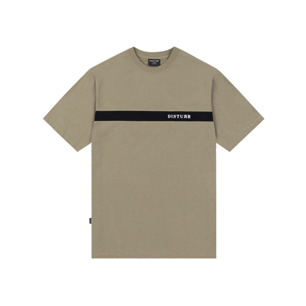CAMISETA BARS DISTURB BEGE