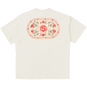CAMISETA BOXY AQUARELA SUBURB OFF-WHITE