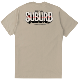 CAMISETA SHADOW SUBURB BEGE